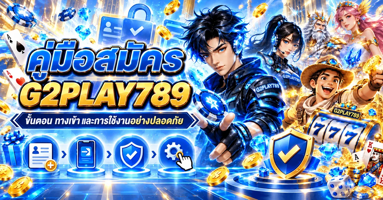 G2PLAY789 สมัคร ทางเข้า และคู่มือใช้งานปลอดภัย