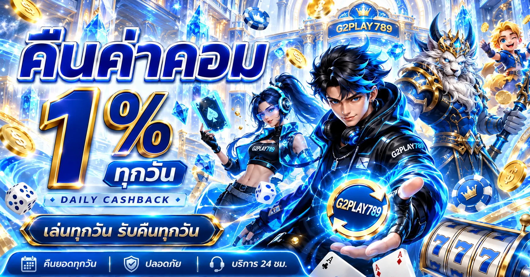 ภาพคืนค่าคอมรายวัน G2PLAY789